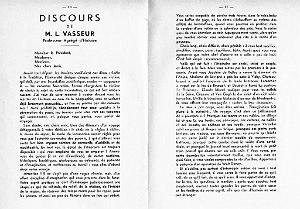 DISTRIBUTION DES PRIX 1954 55 LYCEE LAMORICIERE  (7) DE MAURICE DOMENECH DCD ENVOI DE SON FRERE FRANCOIS